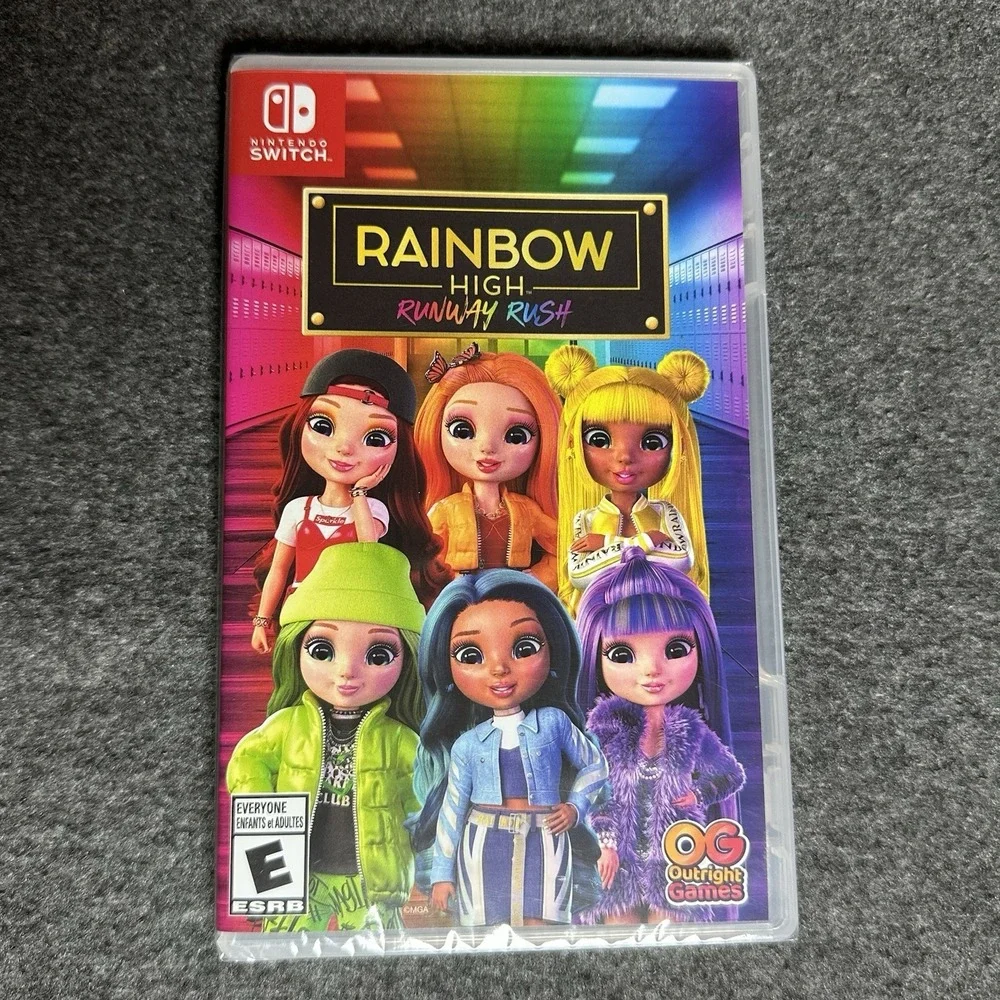 Rainbow High Runway Rush Nintendo Switch Game – New & Sealed